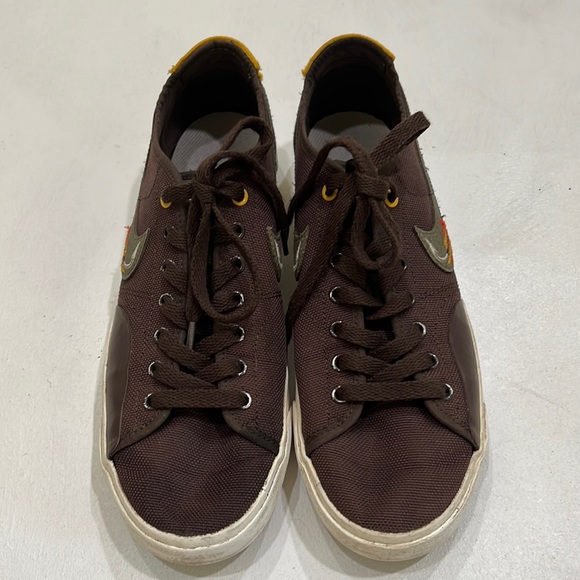 NIKE SB BLAZER COURT “Daan Van Der Linden” BROWN/OLIVE MENS  SZ 7.5 - Picture 3 of 8